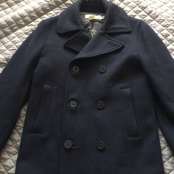 h&m peacoat mens